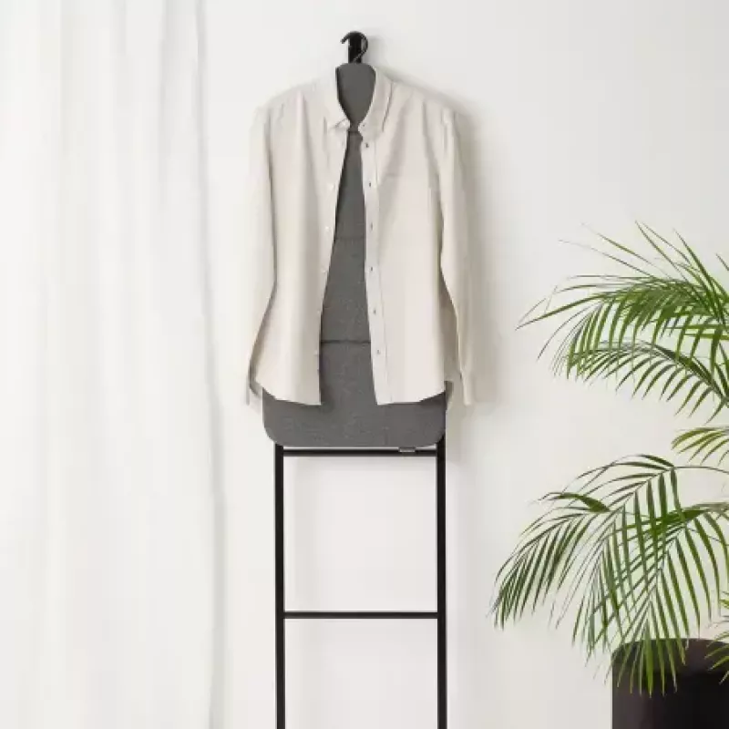 Dampfbügelbrett BRABANTIA Faltbares Dampfbrett 40 x 85 cm Schwarz Geeignet für Dampfbügeleisen Gewicht 100 g
