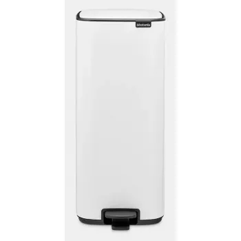 Brabantia Bo Treteimer 30 L Rechteckig Stahl Weiß