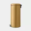Abfalleimer Brabantia 238765 Rund Stahl Gold Durchmesser 29,3 cm Tiefe 380 mm Höhe 679 mm