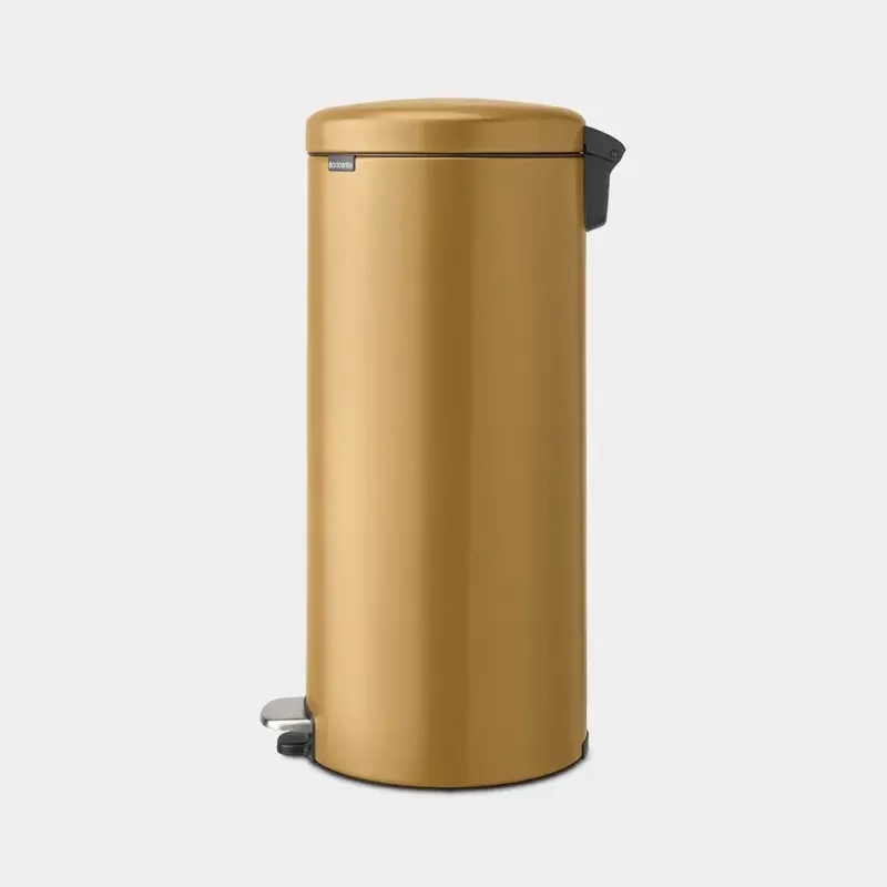Abfalleimer Brabantia 238765 Rund Stahl Gold Durchmesser 29,3 cm Tiefe 380 mm Höhe 679 mm
