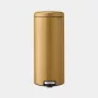 Abfalleimer Brabantia 238765 Rund Stahl Gold Durchmesser 29,3 cm Tiefe 380 mm Höhe 679 mm