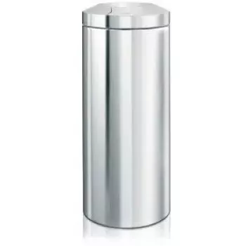 Abfalleimer BRABANTIA Flame Guard Brilliant Steel 28 75 27 — Tretmülleimer, 28 L, Edelstahl, flammenhemmender Innenbehälter