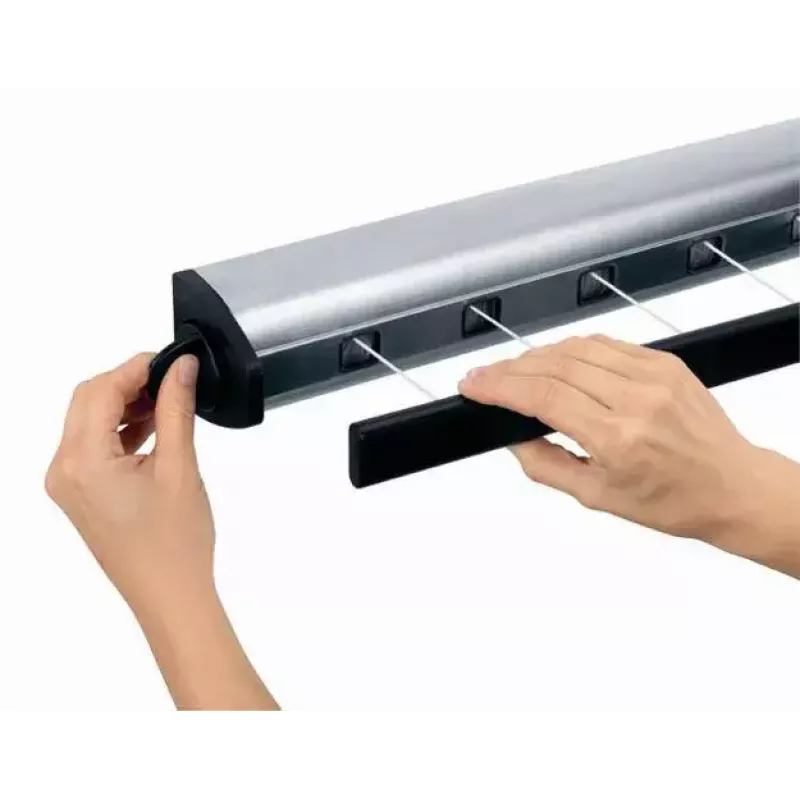 Wandmontierbare Wäscheleine Brabantia Pull-Out Drying Lines Set 2 Stk. Edelstahl
