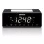 Uhrenradio Lenco CR540BK – FM-Wecker, 1,2-Zoll-LED-Anzeige, dimmbares Nachtlicht, USB-Ladefunktion, Stereolautsprecher