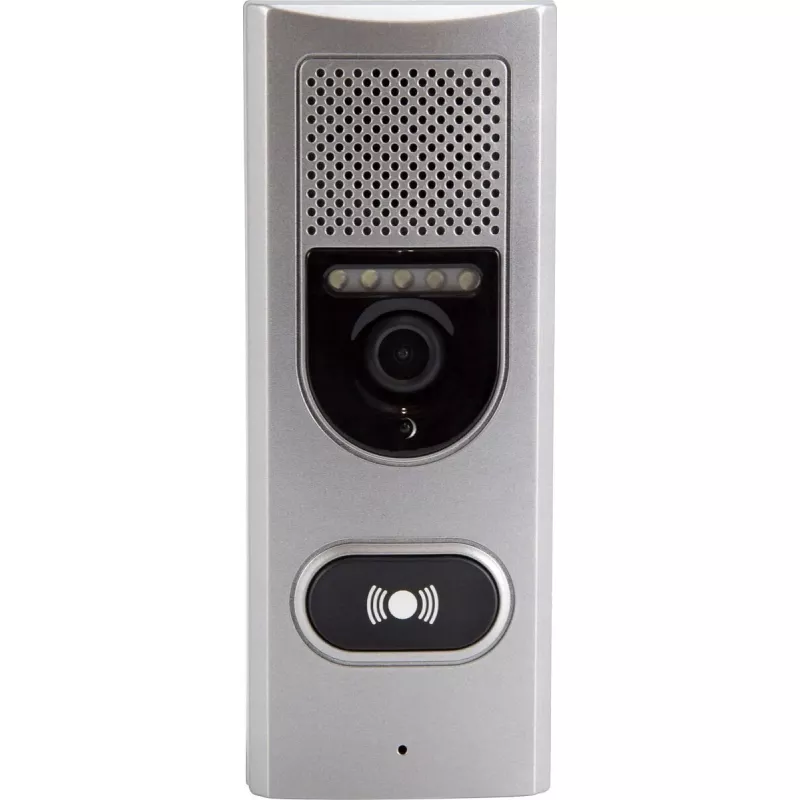 Türsprechanlage mit Kamera Alecto A003314, 8,9 cm Farbdisplay, weiß/silber