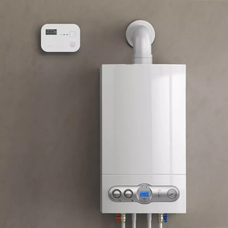 Kohlenmonoxidmelder Alecto COA3910 — elektrochemischer CO-Sensor, batteriebetrieben, weiß, 110×78×37 mm