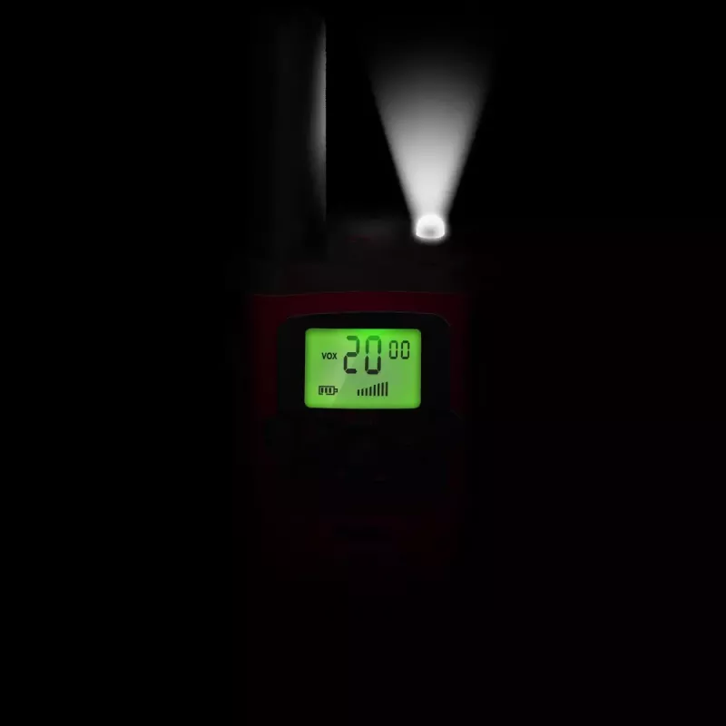 Alecto FR115RD Funkgerät 8 Kanäle 446 MHz Schwarz Rot
