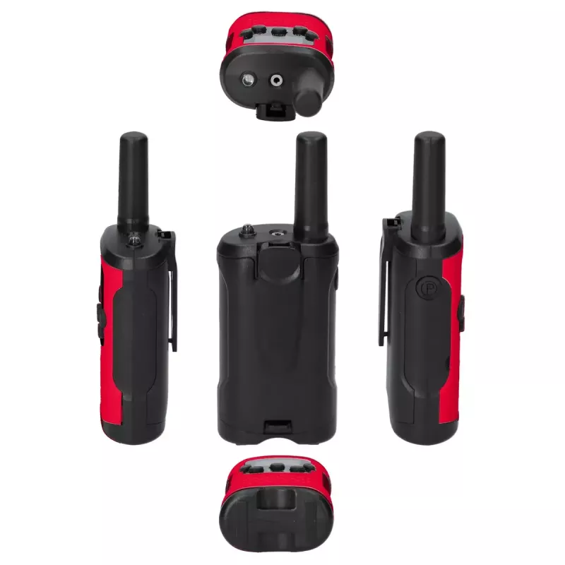 Alecto FR115RD Funkgerät 8 Kanäle 446 MHz Schwarz Rot