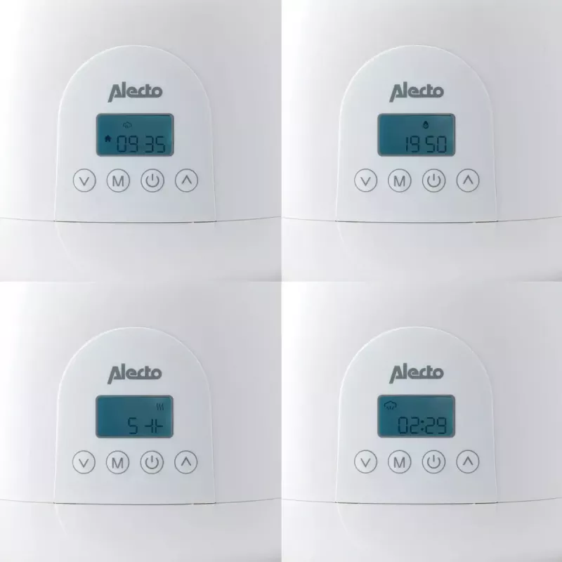 Flaschenwärmer Alecto BW700TWIN — elektrischer 3-in-1-Zwillingsflaschenwärmer, 512 W, 230 V, weiß