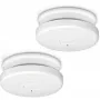 Rauchmelder Alecto SA20 3x — 3er-Pack, batteriebetriebene optische Rauchmelder, weiß