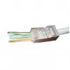 RJ-45 Steckverbinder Gembird LC-PTF-01/100, F/UTP, braun/silber/transparent, 10 Stk.