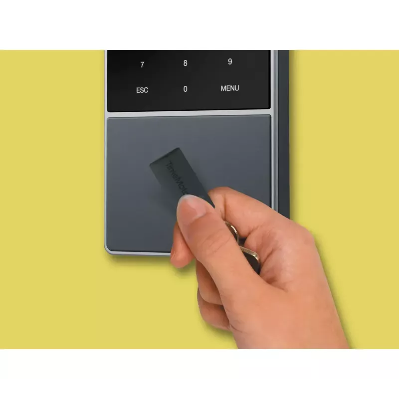 Safescan TM—818 MC Schwarz Chip-Token Fingerabdruck Passwort Proximity-Karte
