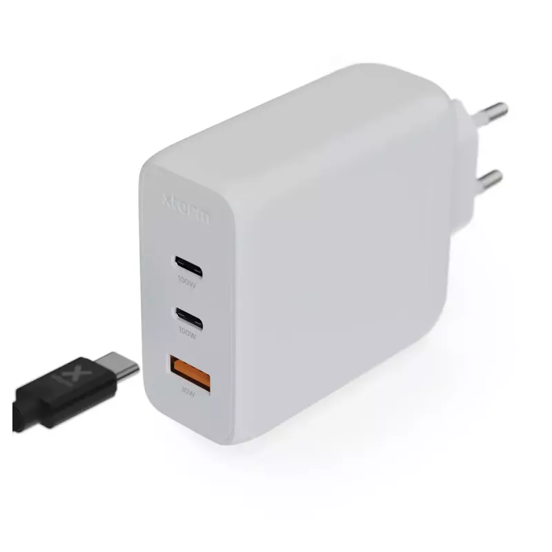 Indoor-Ladegerät Xtorm 100W GaN² Ultra Wall Charger Schnellladung 2 USB-C