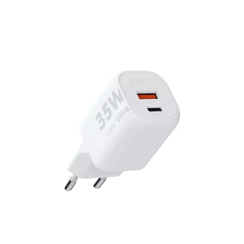 Wandladegerät Xtorm 35W GaN² Ultra Innenbereich USB Type-C Schnellladung Weiß