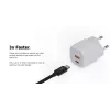 Wandladegerät Xtorm 20W GaN² Ultra — 20 W, USB-C, für den Innenbereich, weiß