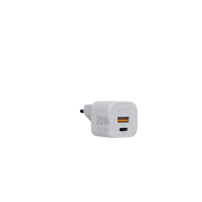 Wandladegerät Xtorm 20W GaN² Ultra — 20 W, USB-C, für den Innenbereich, weiß