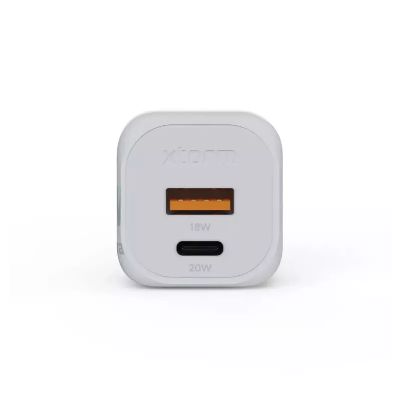 Wandladegerät Xtorm 20W GaN² Ultra — 20 W, USB-C, für den Innenbereich, weiß