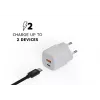 Wandladegerät Xtorm 20W GaN² Ultra — 20 W, USB-C, für den Innenbereich, weiß