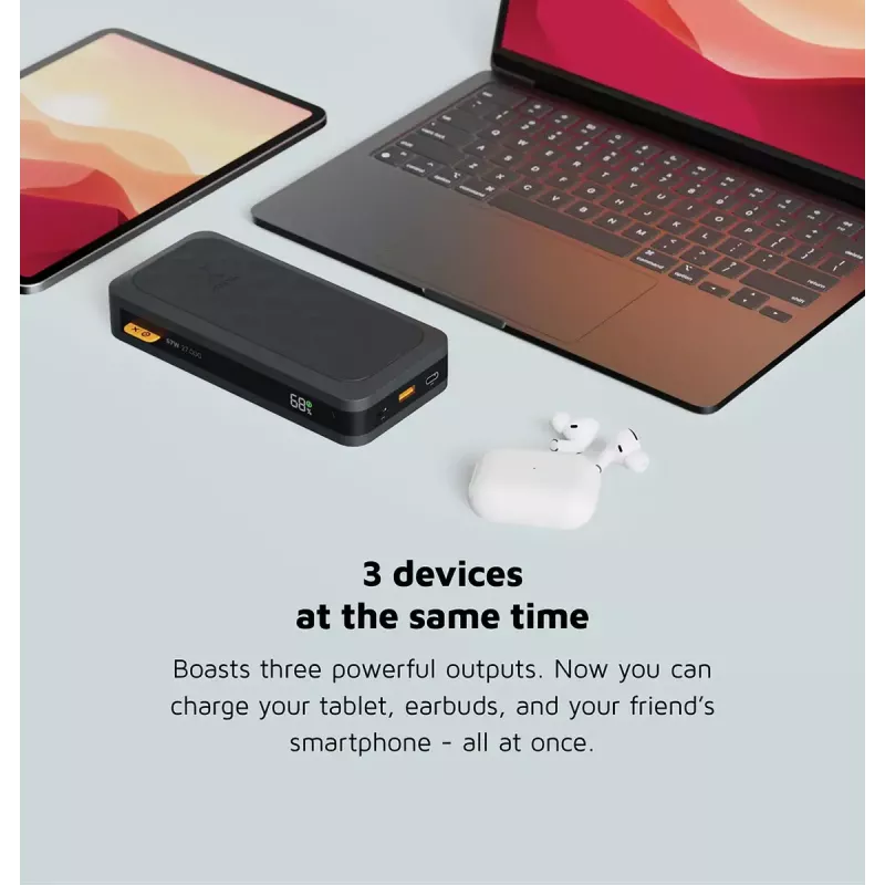 Xtorm 67W Fuel Series Powerbank 27000mAh - Midnight Schwarz