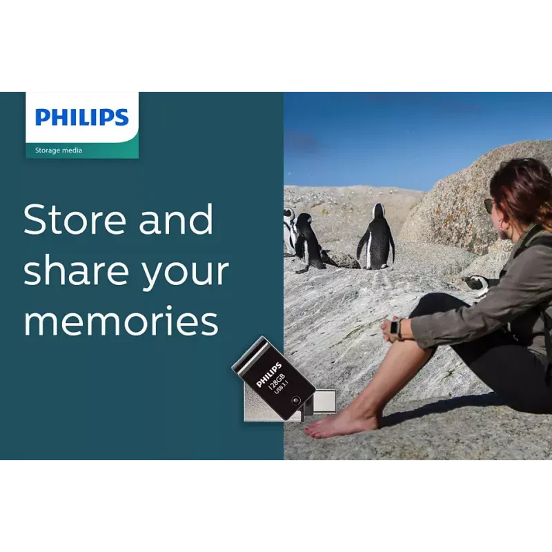 USB-Stick Philips 128 GB USB Typ-A 3.2 Gen 1 FM12DC152B/00