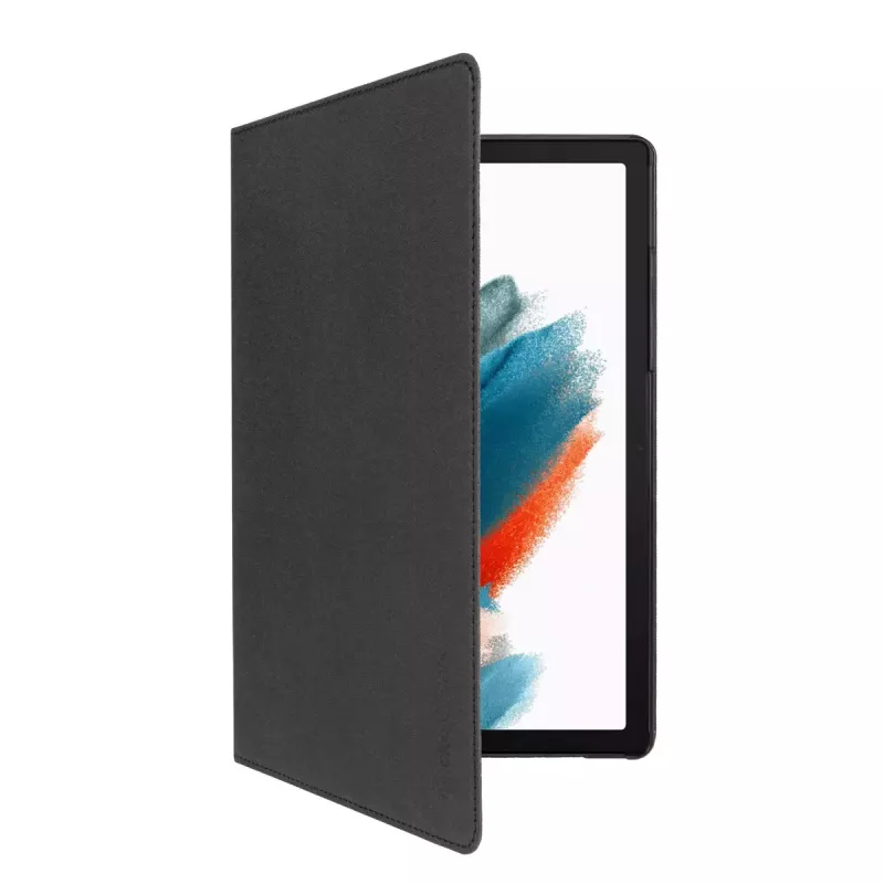 Folio-Case GeckoCovers für Galaxy Tab A8 (2021) — Easy-Click 2.0, Velours und Kunstleder, Ständer, 10,5 Zoll Bildschirm