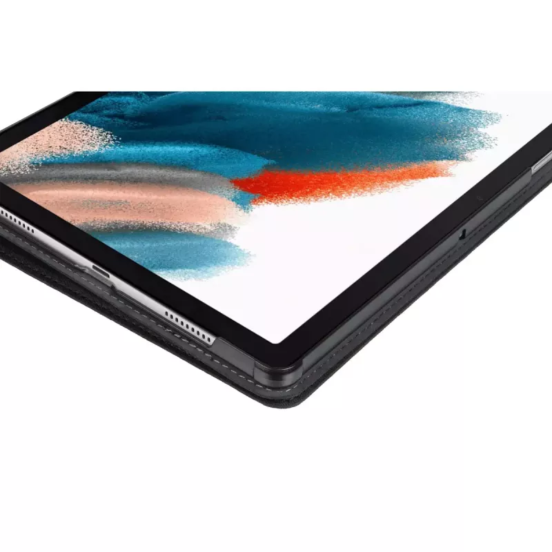 Folio-Case GeckoCovers für Galaxy Tab A8 (2021) — Easy-Click 2.0, Velours und Kunstleder, Ständer, 10,5 Zoll Bildschirm