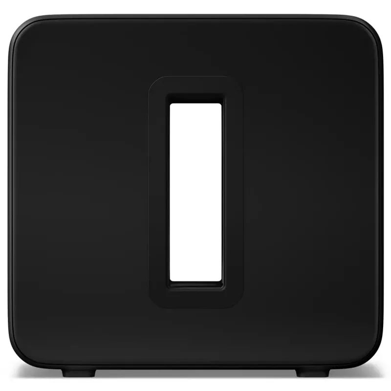 Aktiver Subwoofer Sonos Sub 4 Schwarz — Class-D-Verstärker, AC 110–240 V, 40,2×15,8×38,9 cm