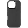Abdeckung Decoded Leder Hülle iPhone 16 Pro 6.3 Zoll Schwarz