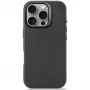 Abdeckung Decoded Leder Hülle iPhone 16 Pro 6.3 Zoll Schwarz