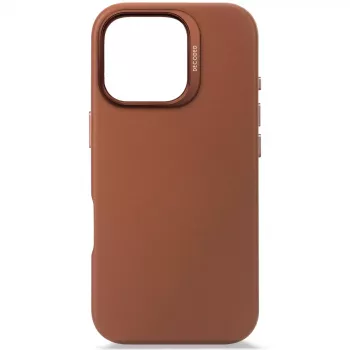 Abdeckung Decoded Lederhülle iPhone 16 Pro 6,3 Zoll Braun
