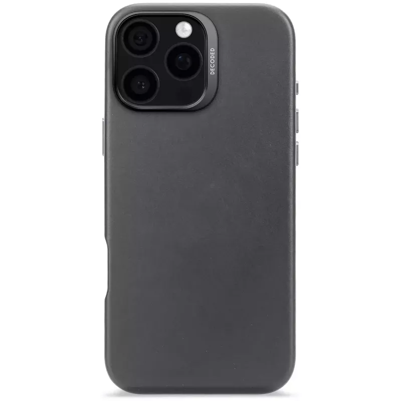 Decoded Leather Case Handyhülle 17,5 cm 6,9 Zoll Hülle Schwarz