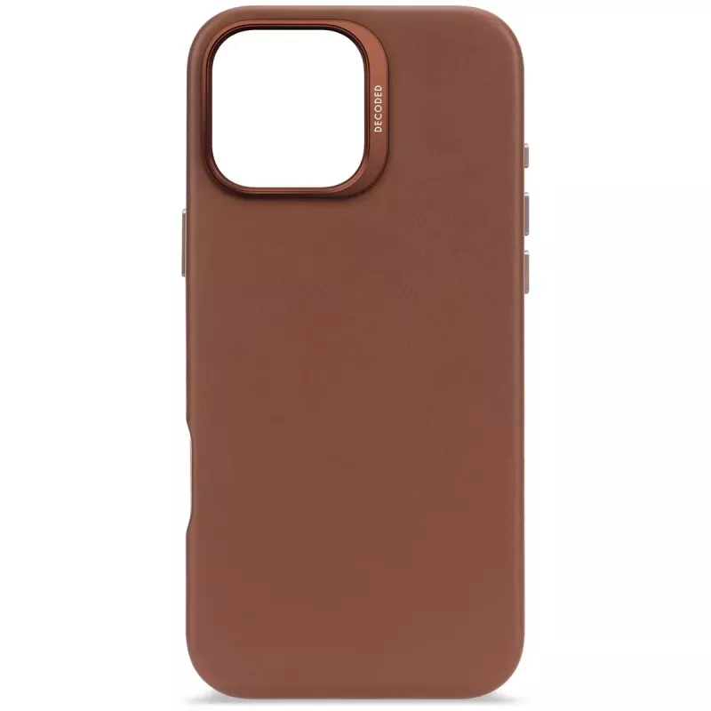 Decoded Lederhülle für iPhone 16 Pro Max 17,5 cm Braun