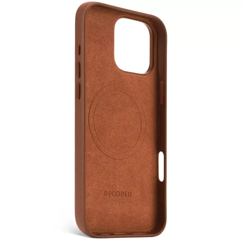Decoded Lederhülle für iPhone 16 Pro Max 17,5 cm Braun
