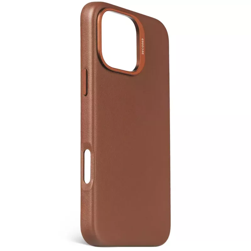 Decoded Lederhülle für iPhone 16 Pro Max 17,5 cm Braun