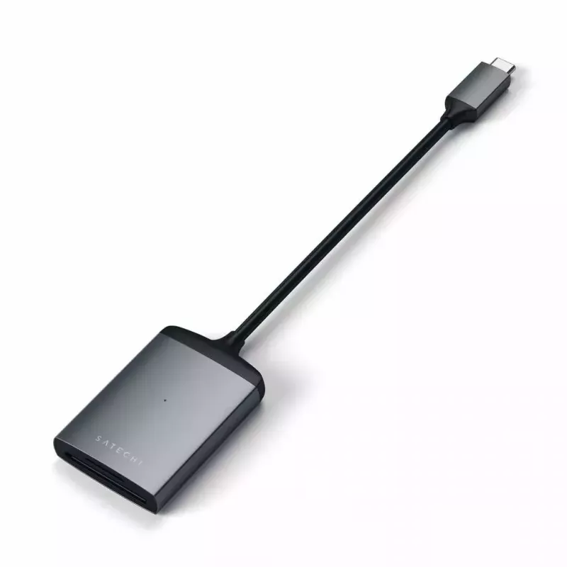 Satechi ST-TCU3CRM Kartenleser USB 2.0 Typ-C – SD, MicroSD, Grau, intern, 312 Mbit/s