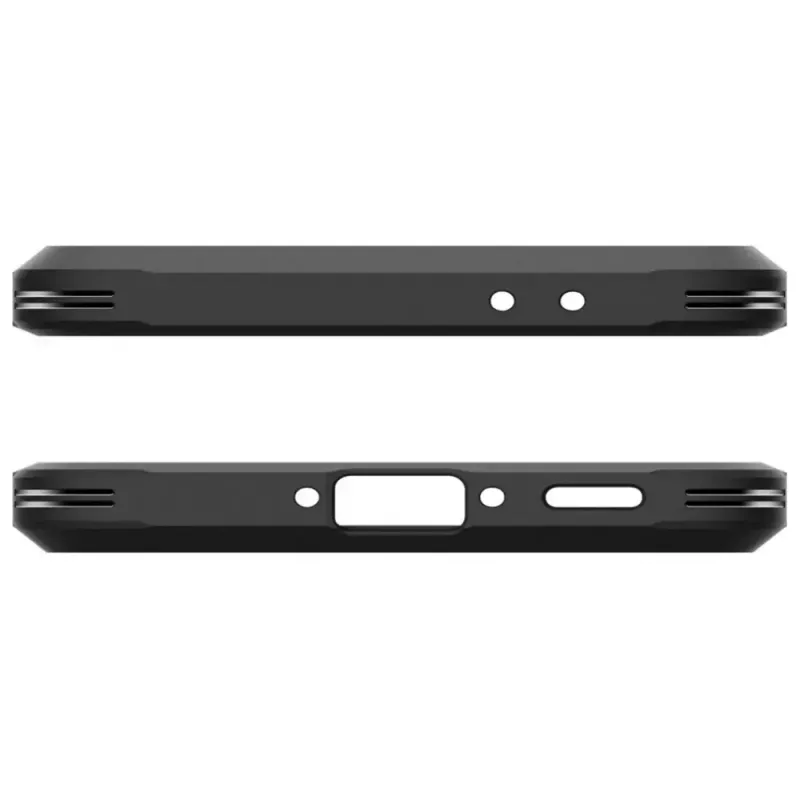 Spigen Tough Armor Hülle für Samsung Galaxy A56 5G – schwarz, zweilagige Schutzabdeckung