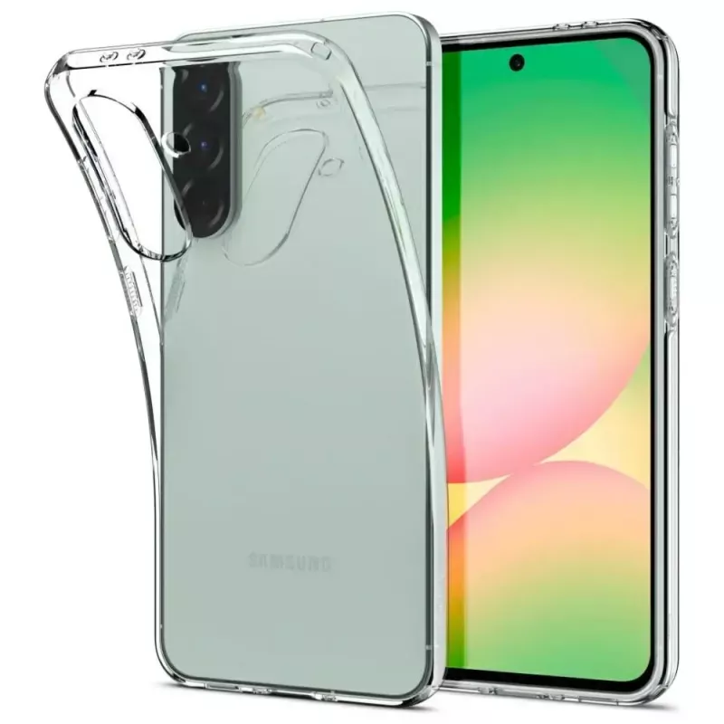 Schutzhülle Spigen für Samsung Galaxy A56 5G — Crystal Clear, schlanke transparente Abdeckung