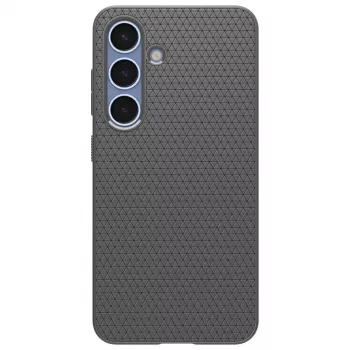 Schutzhülle Spigen Liquid Air für Galaxy S25 — Marble Grau, schlank, stoßdämpfend