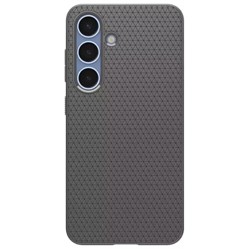 Schutzhülle Spigen Liquid Air für Galaxy S25 — Marble Grau, schlank, stoßdämpfend