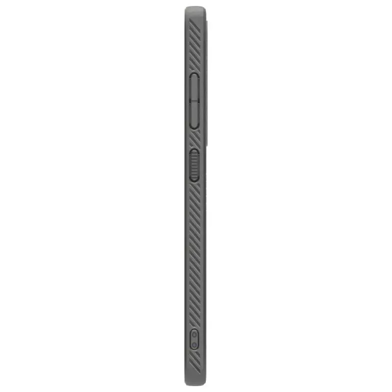 Schutzhülle Spigen Liquid Air für Galaxy S25 — Marble Grau, schlank, stoßdämpfend