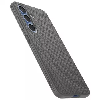 Schutzhülle Spigen Liquid Air für Galaxy S25 — Marble Grau, schlank, stoßdämpfend