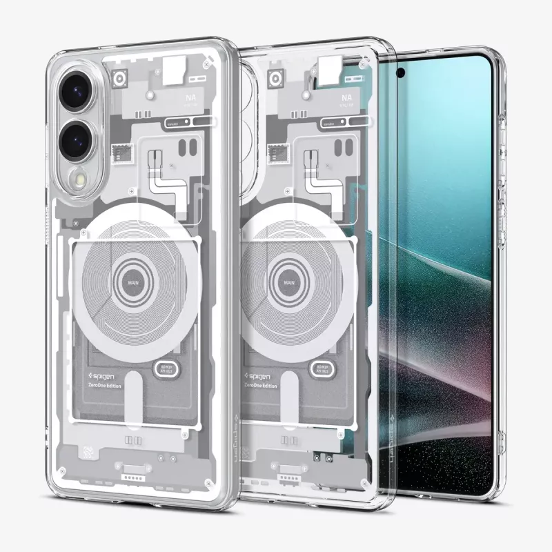 Cover Spigen Galaxy S25 Edge Weiß 6,7 Zoll