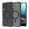 Abdeckung Spigen Galaxy S25 Edge Ultra Hybrid MagFit Schwarz