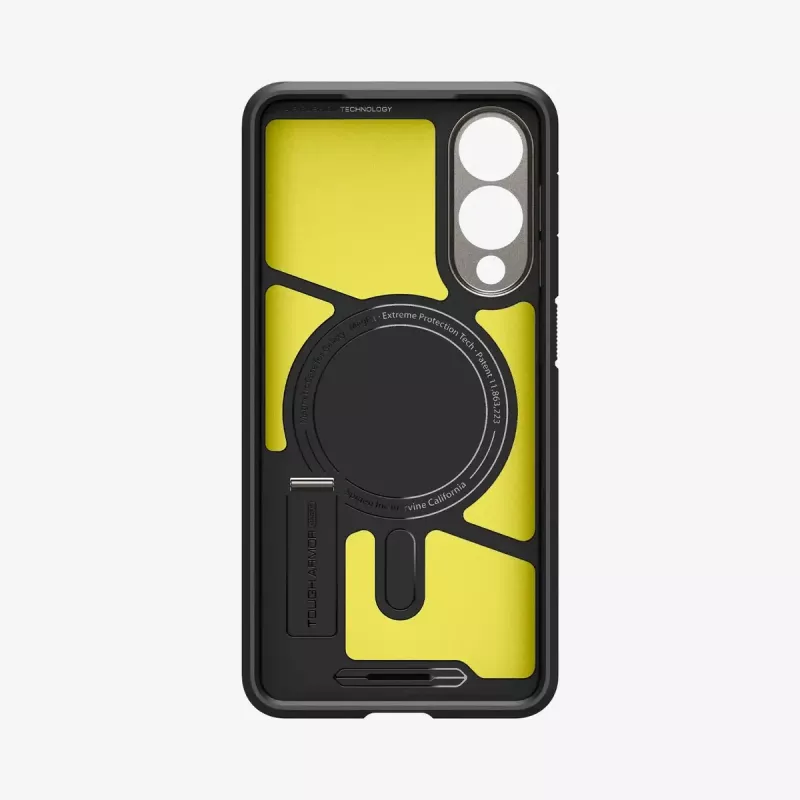 Abdeckung Spigen Galaxy S25 Edge Tough Armor AI MagFit Gunmetal