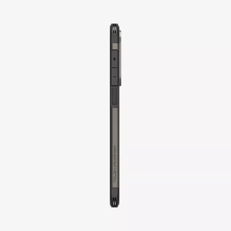 Abdeckung Spigen Galaxy S25 Edge Tough Armor AI MagFit Gunmetal