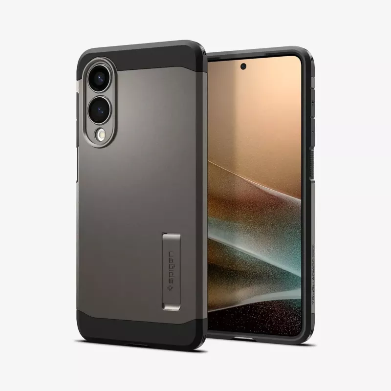 Abdeckung Spigen Galaxy S25 Edge Tough Armor AI MagFit Gunmetal