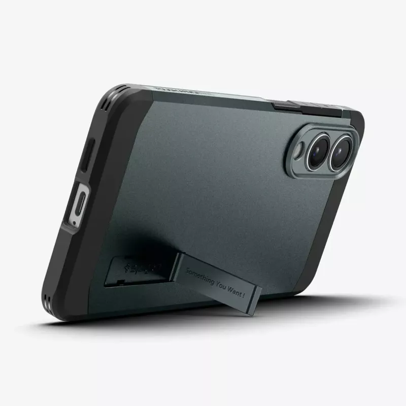 Abdeckung Spigen Galaxy S25 Edge Tough Armor AI Abyss Grün
