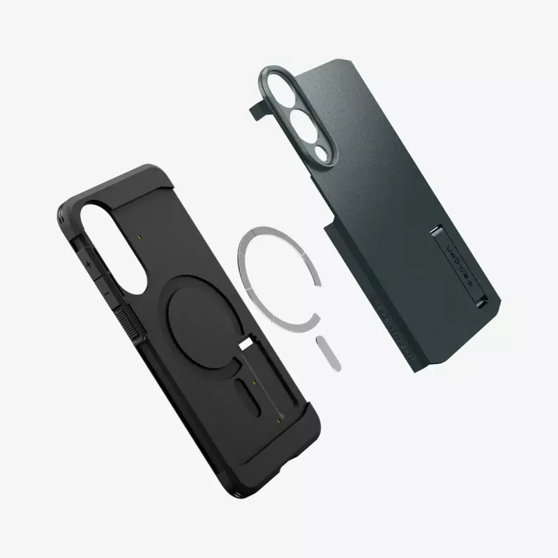 Abdeckung Spigen Galaxy S25 Edge Tough Armor AI Abyss Grün