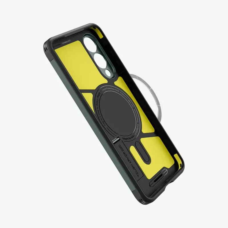 Abdeckung Spigen Galaxy S25 Edge Tough Armor AI Abyss Grün