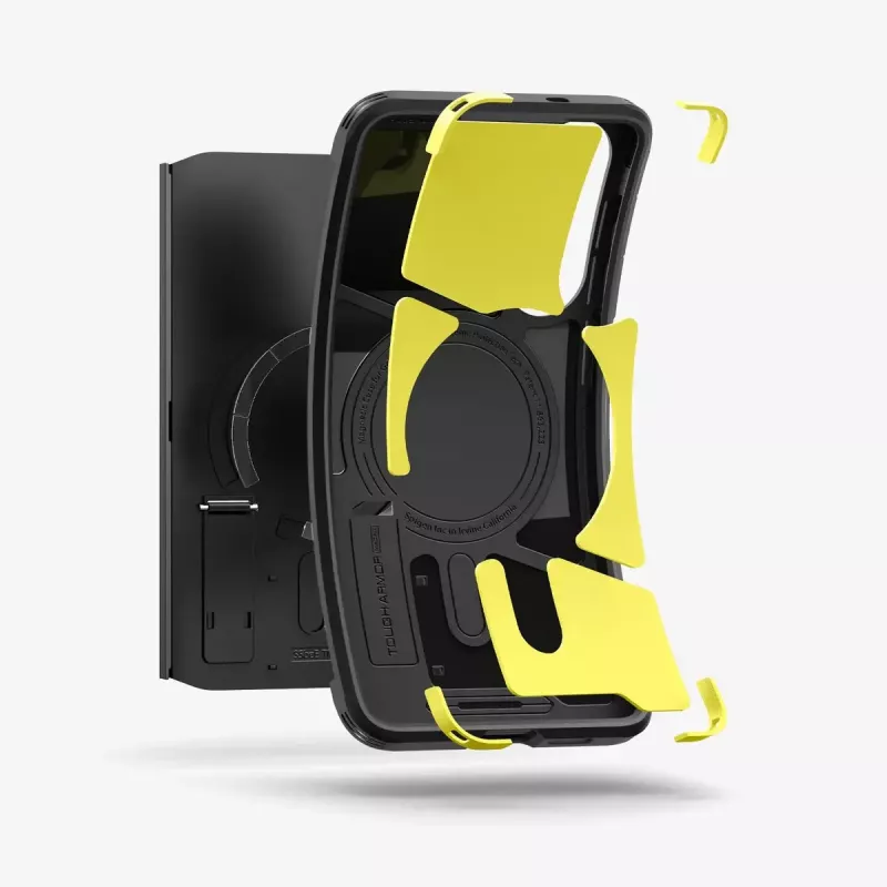 Abdeckung Spigen Galaxy S25 Edge Tough Armor AI Abyss Grün